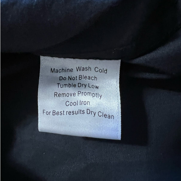 Pronto-Uomo Black Button Down Size L Embroidered Cotton Neutral - Picture 4 of 8